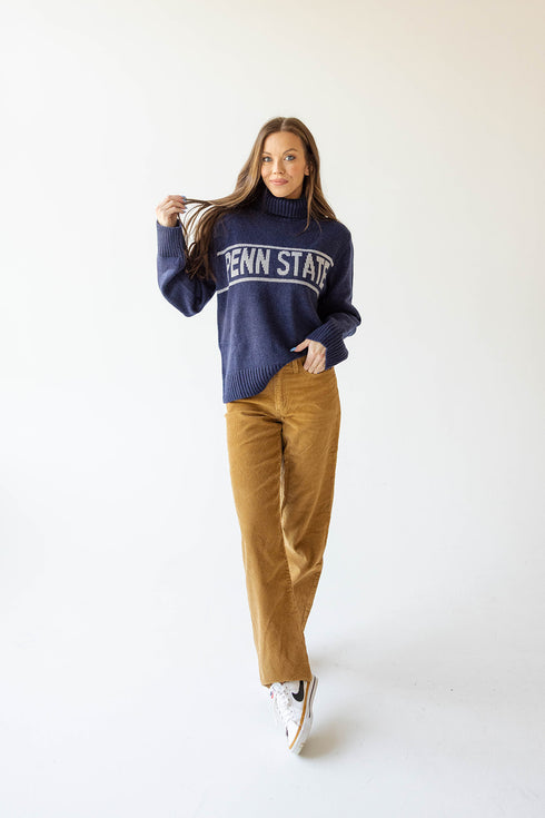 Penn State Railway Sweater Rolled Turtleneck